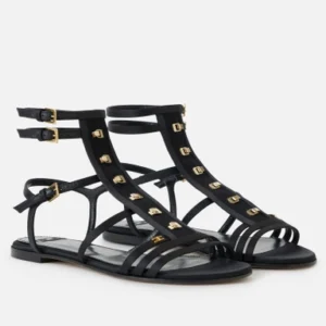 Elisabetta Franchi Flat sandals with hooks